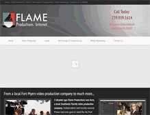 Tablet Screenshot of flamepro.com
